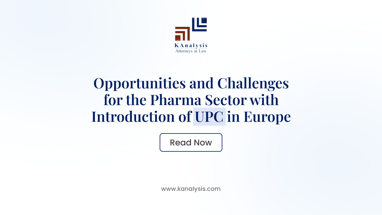 You are currently viewing Opportunities and Challenges for the Pharma Sector with Introduction of UPC in Europe