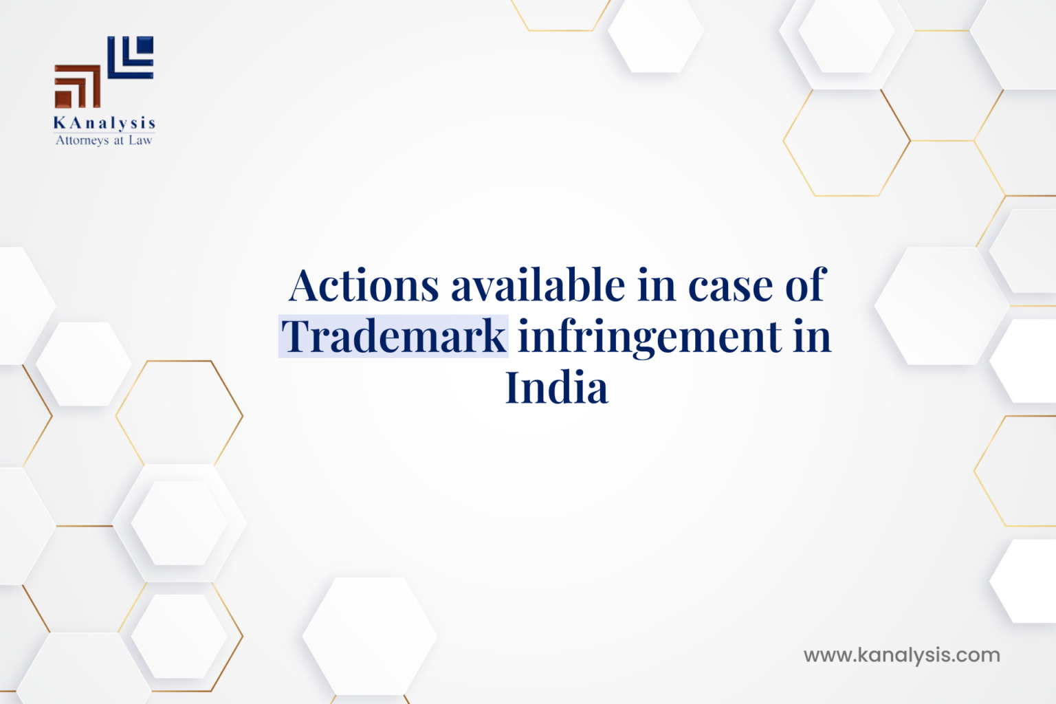 Actions available in case of trademark infringement in India